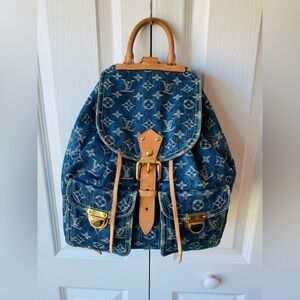 Louis Vuitton Rucksack Denim Backpack